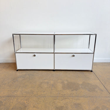 USM Haller 2X2 Media Console - Pure White