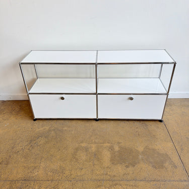 USM Haller 2X2 Media Console - Pure White
