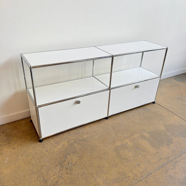 USM Haller 2X2 Media Console - Pure White