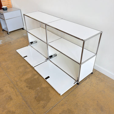 USM Haller 2X2 Media Console - Pure White