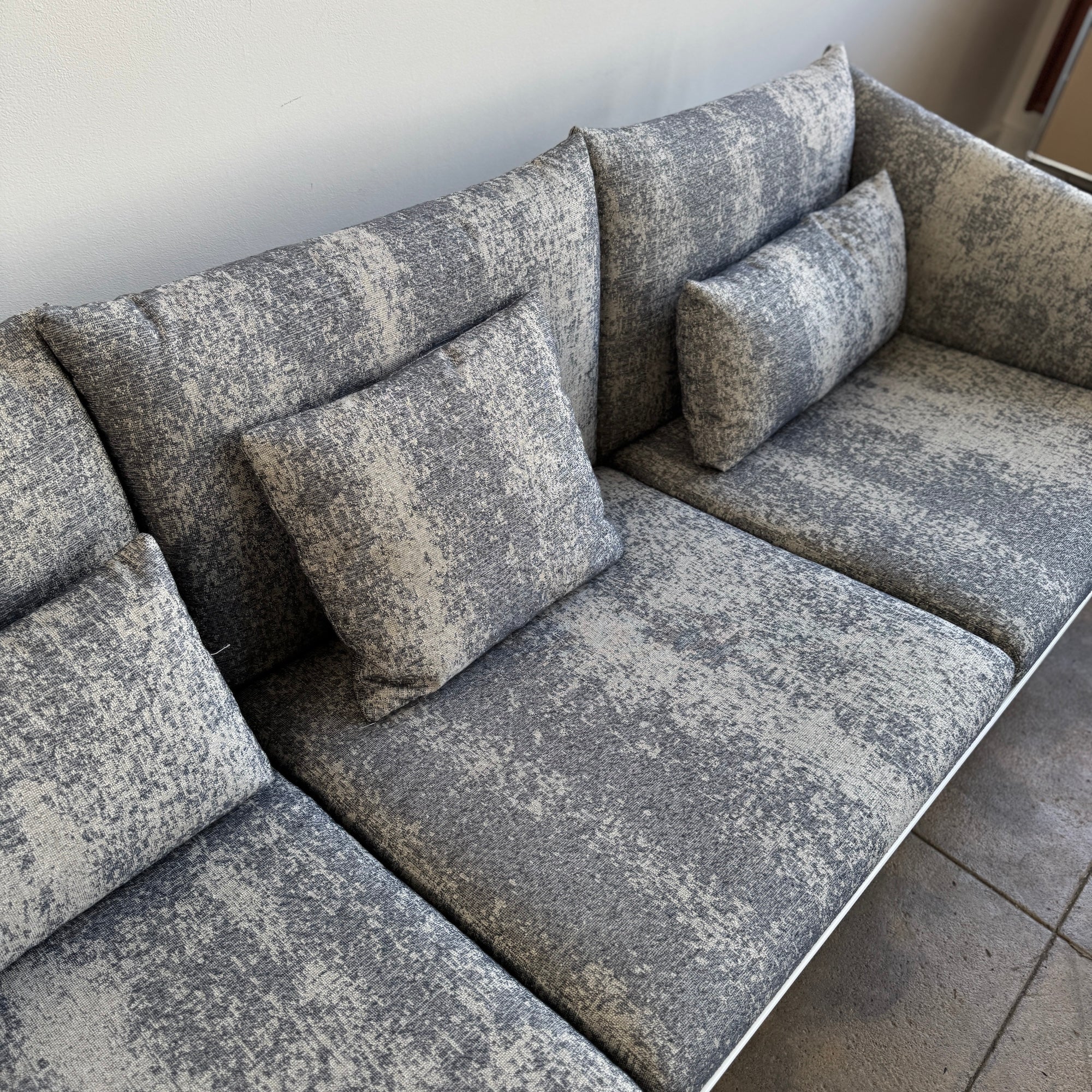 Herman Miller Wireframe Sofa by Sam Hecht & Kim Colin (Grey)