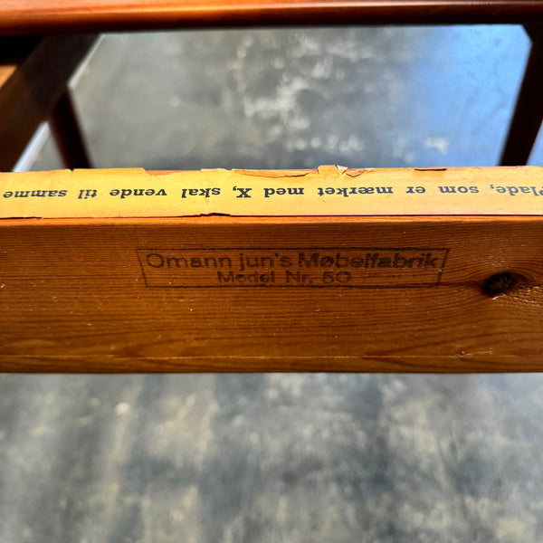 Danish Modern Omann Junior Teak Expandable Dining Table