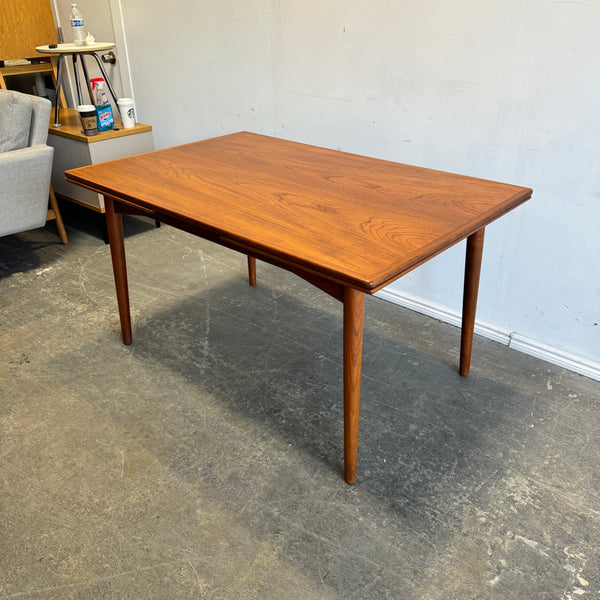 Danish Modern Omann Junior Teak Expandable Dining Table