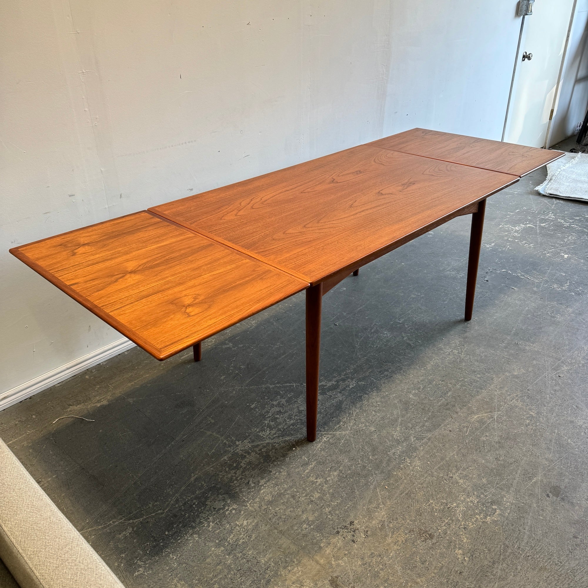Danish Modern Omann Junior Teak Expandable Dining Table