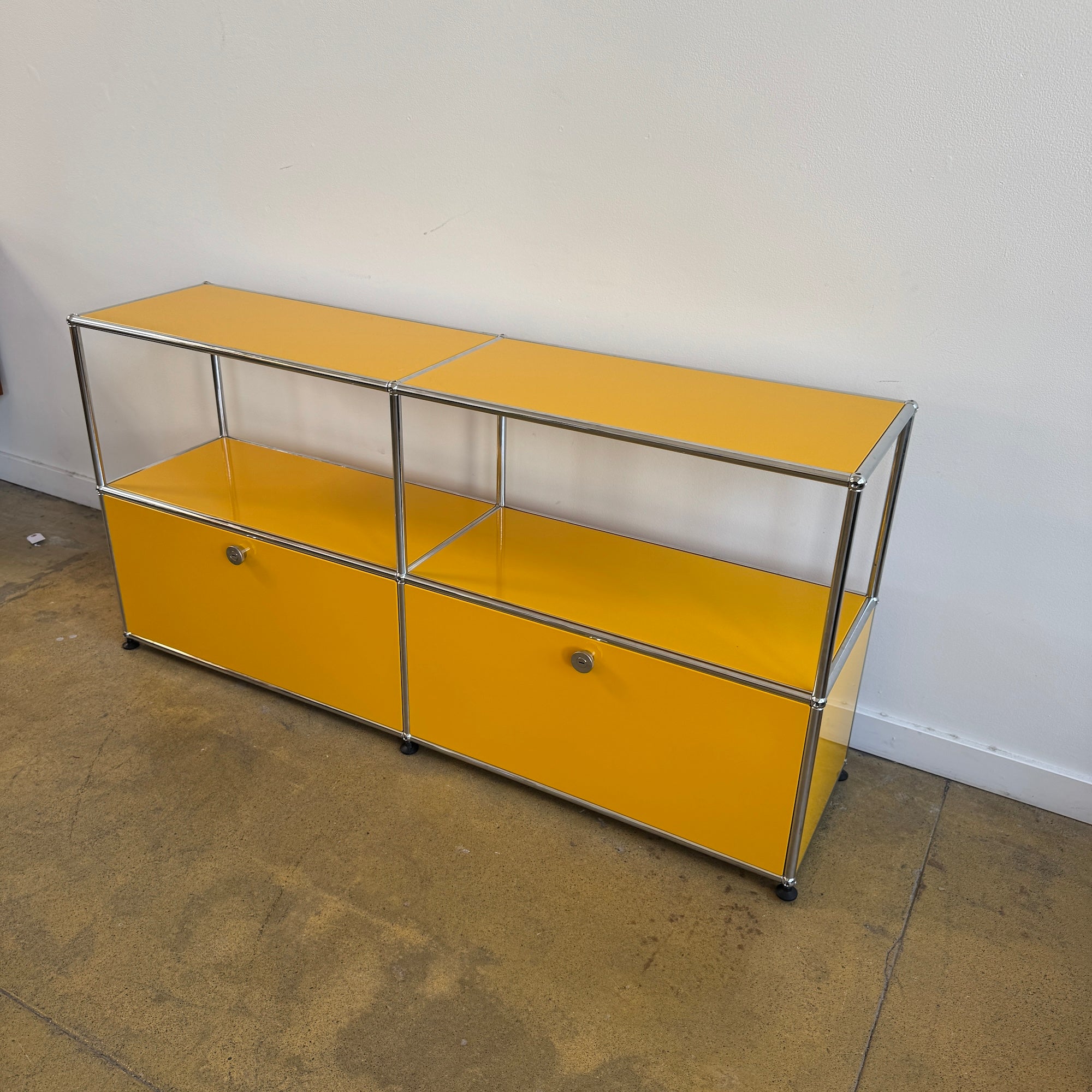 USM Haller 2X2 Media Console (Golden yellow)