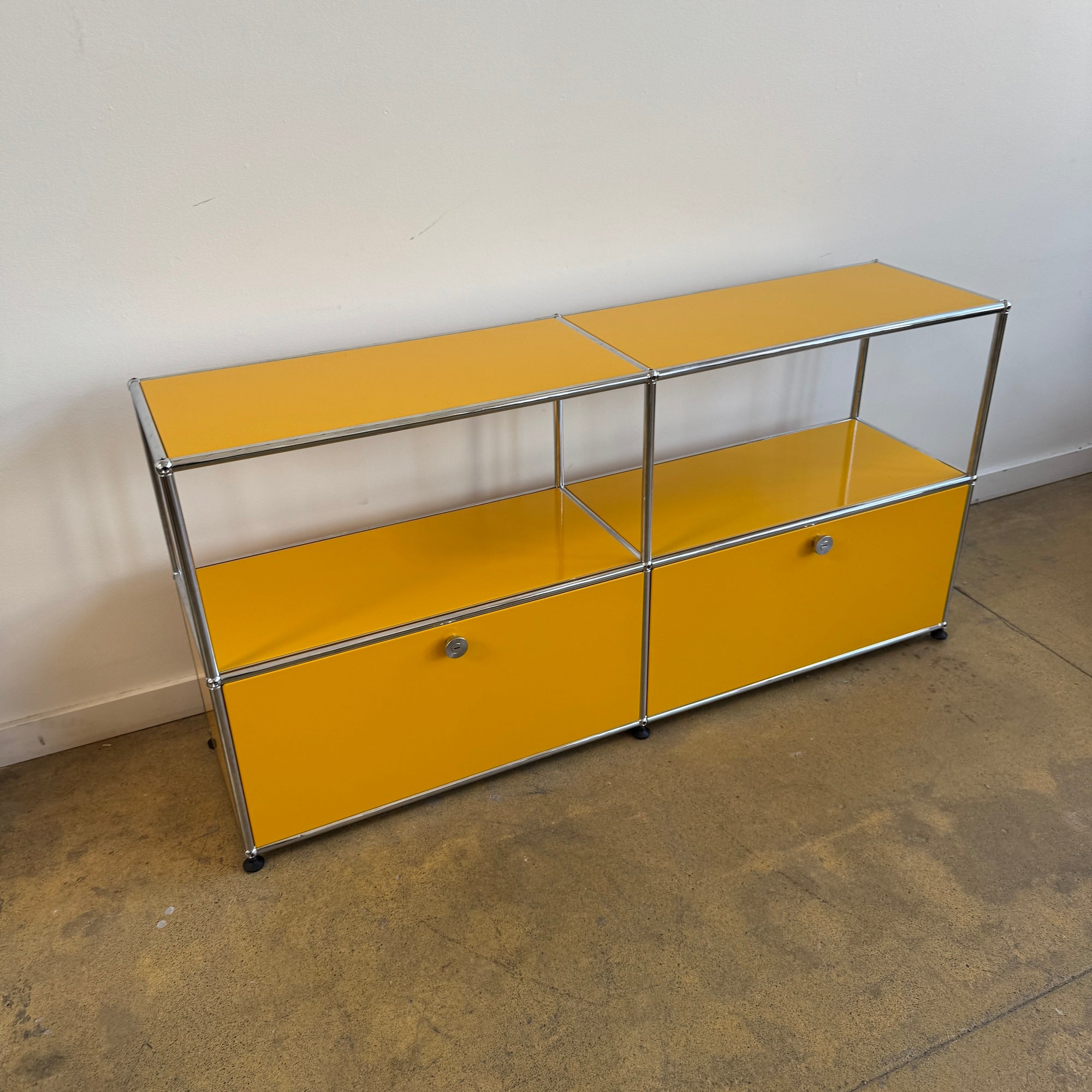 USM Haller 2X2 Media Console (Golden yellow)