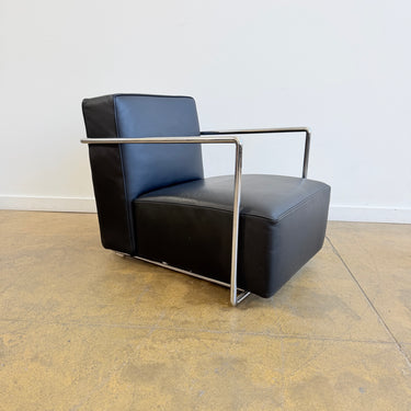 Flexform A.B.C. Leather Reclining Arm Chair by Antonio Citterio