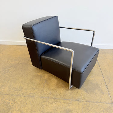 Flexform A.B.C. Leather Reclining Arm Chair by Antonio Citterio