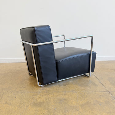 Flexform A.B.C. Leather Reclining Arm Chair by Antonio Citterio