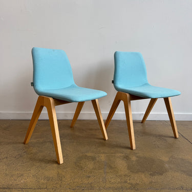 Herman Miller Naughtone  Viv Wood dining chairs