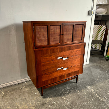 1970s Vintage Mid Century Modern Dresser by American Martinsville Drawers