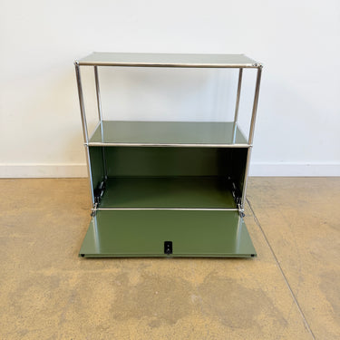 USM Haller Half Size Credenza - Olive Green