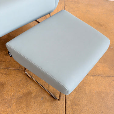 Swedese Select Recliner lounge chair & Ottoman by Roger Persson- Vinyl