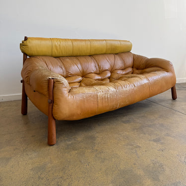 Rare! Percival Lafer MP-81 Leather Sofa