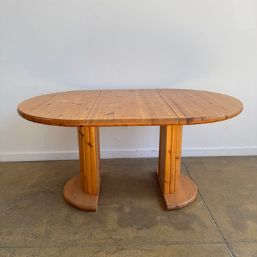 Vintage! Rainer Daumiller style Expandable dining table 1970s
