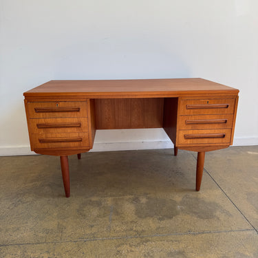 Danish Modern Teak Desk By J. Svenstrup For AP Mobler