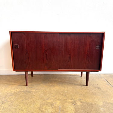 Danish Modern Compact Rosewood Sideboard