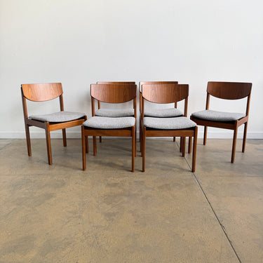 Danish Modern Soro Stolefabrik 6 Teakwood Dining Chairs - Fully Restored