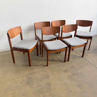 Danish Modern Soro Stolefabrik 6 Teakwood Dining Chairs - Fully Restored