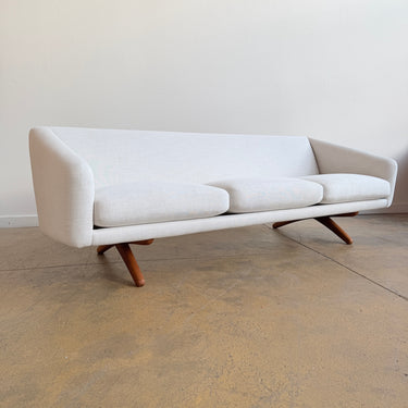 Danish Modern Illum Wikkelso ML-90 Performance Tweed Fabric Sofa