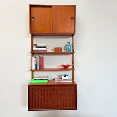 Danish Modern Poul Cadovius Teak Wall Shelving