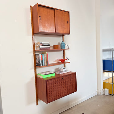 Danish Modern Poul Cadovius Teak Wall Shelving