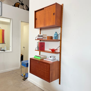 Danish Modern Poul Cadovius Teak Wall Shelving