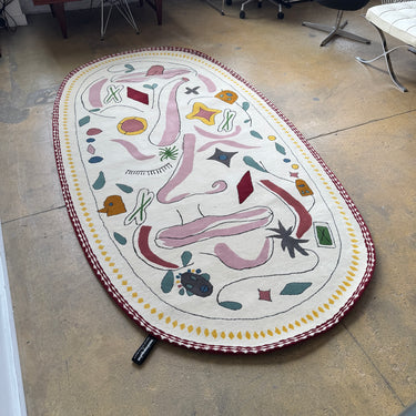 DWR Nanimarquina Jaime Hayon Vis a Vis 4'8'' x 9' Rug (Brand New)