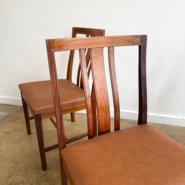 Vintage! Swedish Bertil Fridhagen for Bodafors 8 Rosewood Dining Chairs
