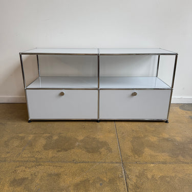 USM Haller 2X2 Console - Light Grey (20 Deep)