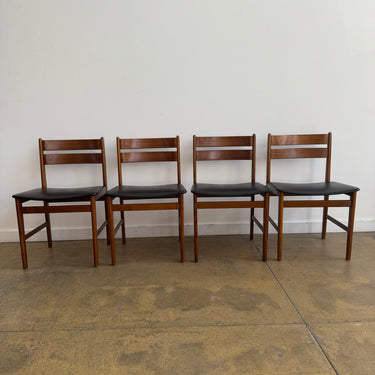 Danish Modern BS Design Dining chairs by BS Møbler
