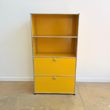 USM Haller Tall Shelf - Golden Yellow