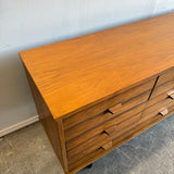 Mid Century Modern 9 drawer low dresser