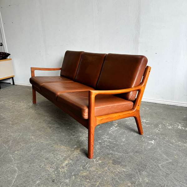 Danish Modern Ole Wanscher Three Seater Senator sofa