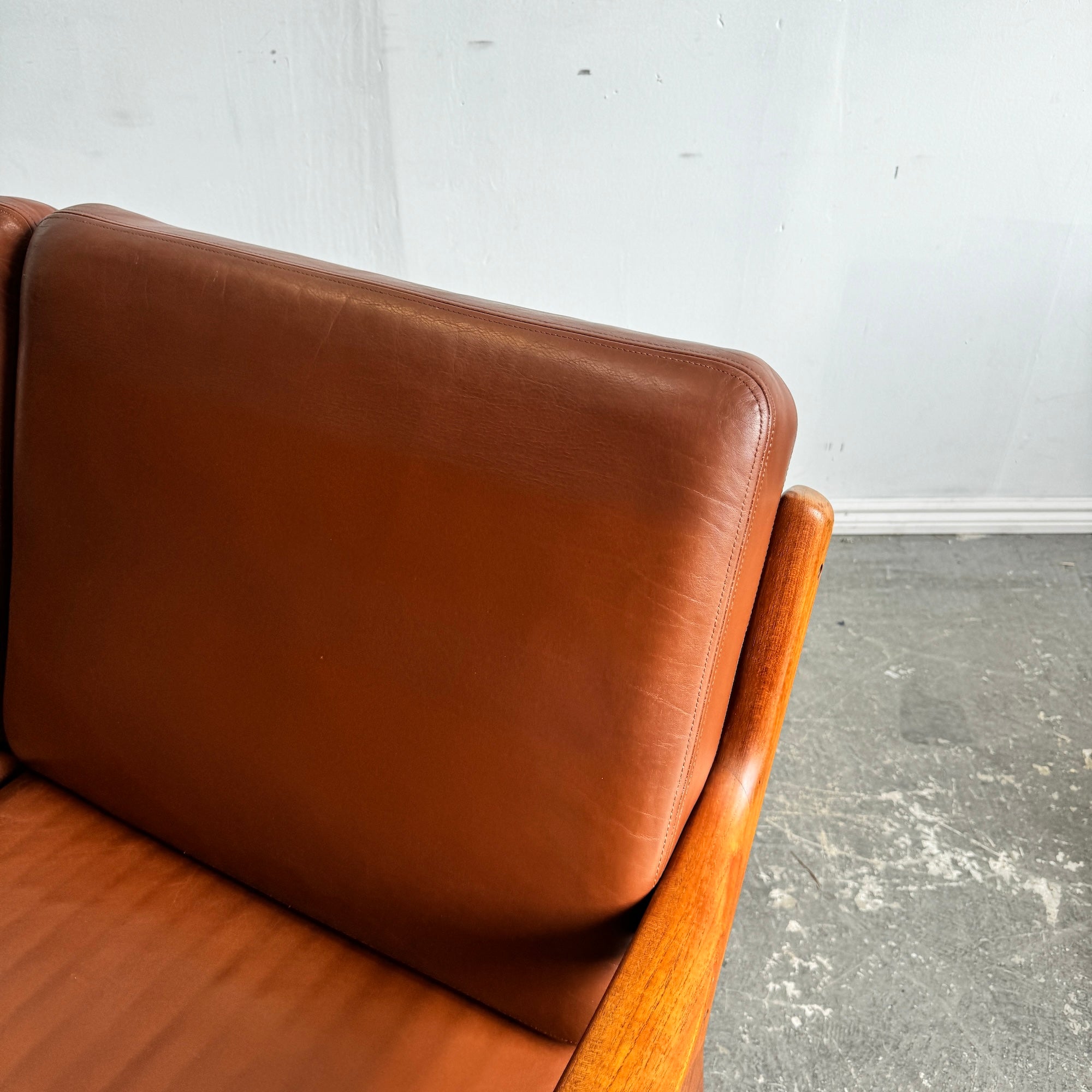 Danish Modern Ole Wanscher Three Seater Senator sofa