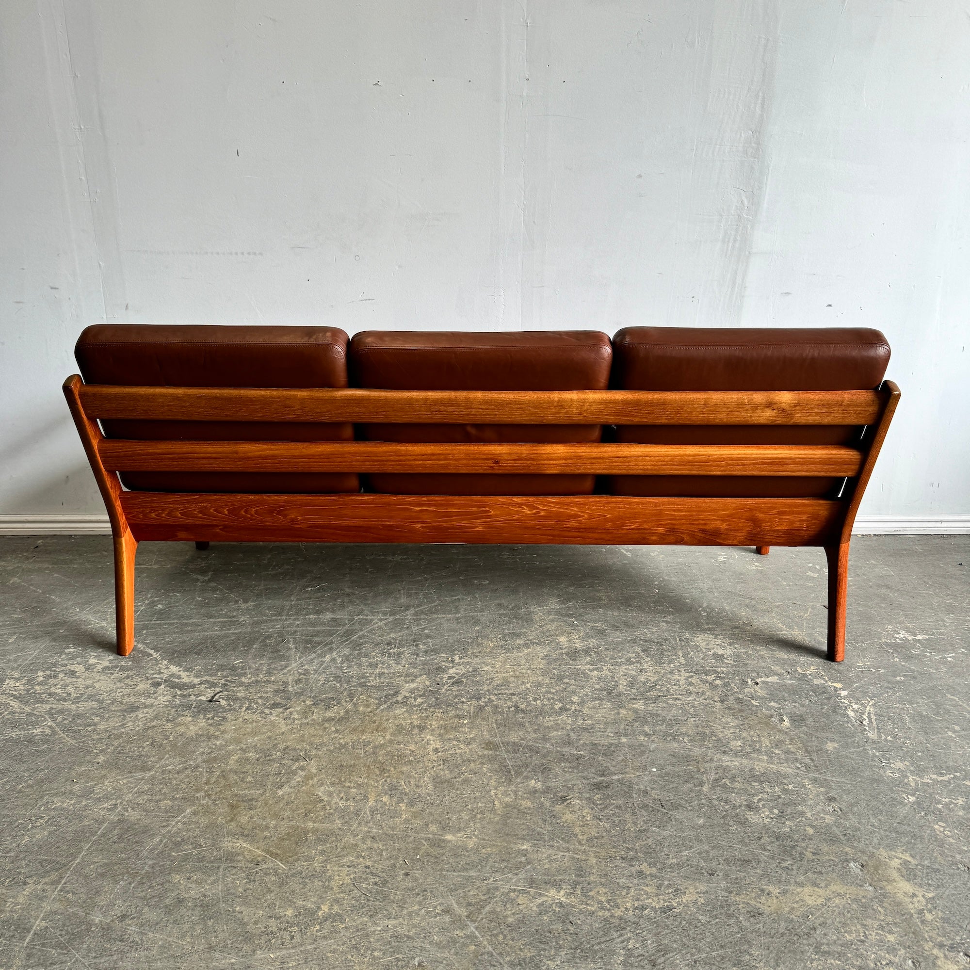 Danish Modern Ole Wanscher Three Seater Senator sofa