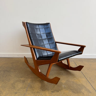Danish Modern Rocking Chair by Holger Georg Jensen 1960s