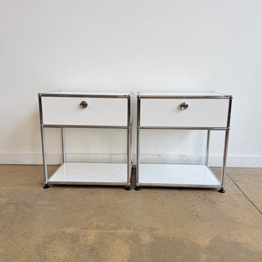 USM Haller Set of 2 Nightstands - Pure White