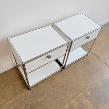 USM Haller Set of 2 Nightstands - Pure White
