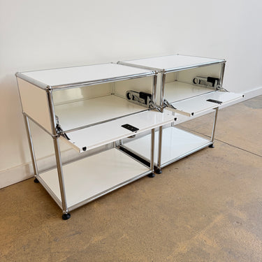 USM Haller Set of 2 Nightstands - Pure White