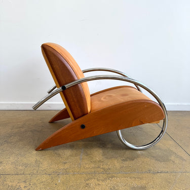 Rare! Danish Modern Klaus Wettergren streamline Bauhaus Armchair