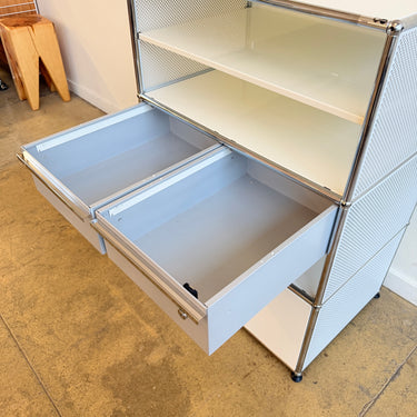 USM Haller Tall Perforated Storage - 20 Deep'