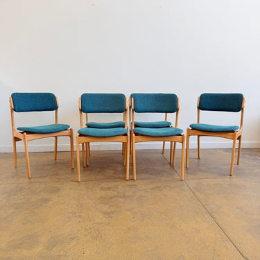 Danish Modern Erik Buch Model 49 Oakwood Dining chairs
