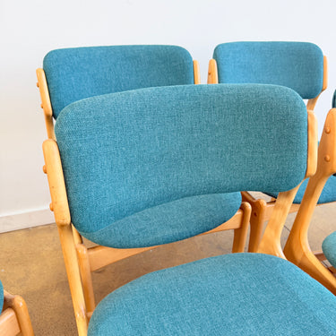 Danish Modern Erik Buch Model 49 Oakwood Dining chairs