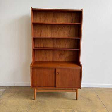 Danish Modern Teak Bookcase by Johannes Sorth, 1960s