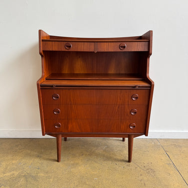 Danish Mid-Century Modern Teak Secretary Desk, 1960s