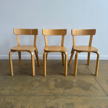 Artek Alvar Aalto 69 Chair - Birch (Price per)