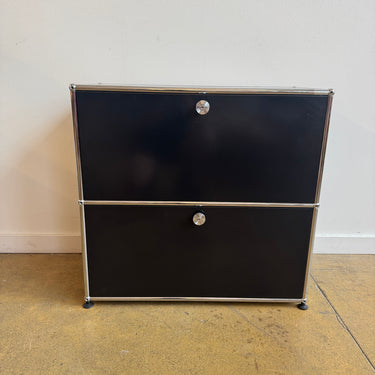USM Haller Half Size Credenza (Graphite Black)