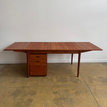 Danish Modern Nils Jonsson for Hugo Troeds – Teak Drop-Leaf Desk