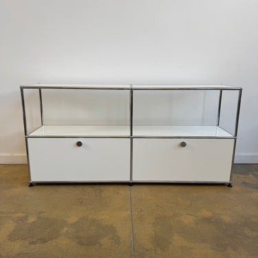 USM Haller 2X2 Media Console (Pure White)